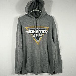 🔥 MONSTER JAM FESTIVAL JAPAN Crew HOODIE Sweatshirt Monster Truck 2XL - EUC